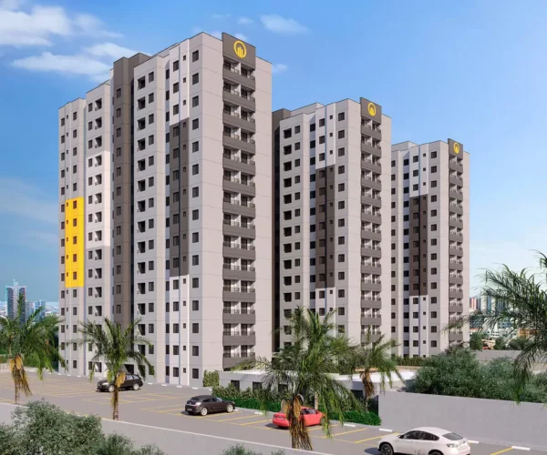 Lançamento de Apartamentos com 2 dormitórios, varanda e vaga ao lado do shopping Bonsucesso